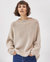 Laumes: Beige Merino Wool Sweater - Beige