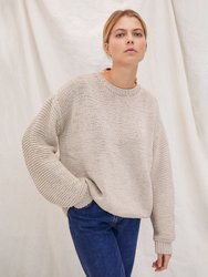 Nida Sand Dune Cotton Sweater