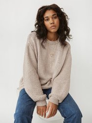 Nida Sand Dune Cotton Sweater