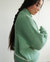 Sturmai: Sage Green Merino Wool Turtleneck Sweater