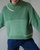 Sturmai: Sage Green Merino Wool Turtleneck Sweater