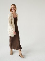 Twisted Erik: Oat Milk Wool Cardigan