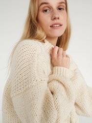 Twisted Erik: Oat Milk Wool Cardigan