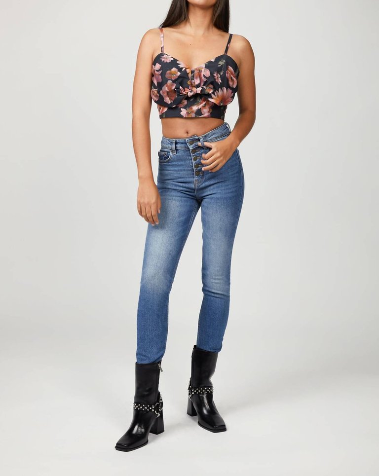 Floral Crop Top - Floral