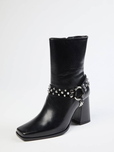 THE KOOPLES Heeled Boots With Removable Jewel In Black product
