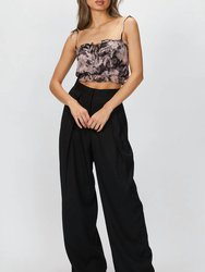 High-Rise Pants - Black