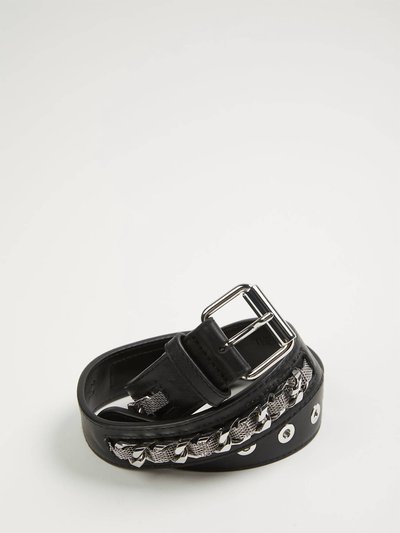 THE KOOPLES Leather Belt With Chain product