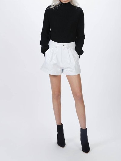 THE KOOPLES Leather White Shorts product