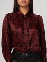 Leopard Button Down Shirt