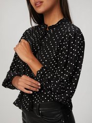 Polka Dots Flowing Top