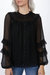 Renaissance Smocked Shirt - Black