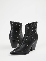 Star Studded Leather Boots