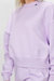 Sweatshirt With Logo In Purple