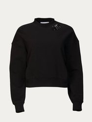 Sweatshirt With Metal Details