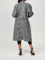 Wool Coat With High Neck
