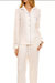 Emma Linen Essentials White Pajama Set - White Linen