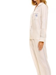 Emma Linen Essentials White Pajama Set