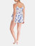 Rosie Tropical Paradise Blue Pajama Set