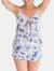 Rosie Tropical Paradise Blue Pajama Set