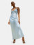 Florence Midi Slip Dress - Powder Blue