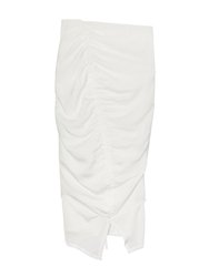 Leome Ruched Midi Skirt