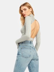 Margaux Lettuce Trim Turtleneck