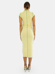 The Scout Mock Neck Midi Dress