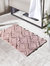 Diamond Tufted Bath Mat - Blush