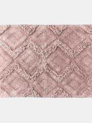 Diamond Tufted Bath Mat - Blush - Blush