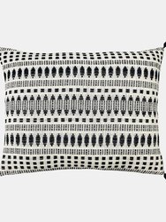 Ganado Woven Throw Pillow Cover - Black - Black