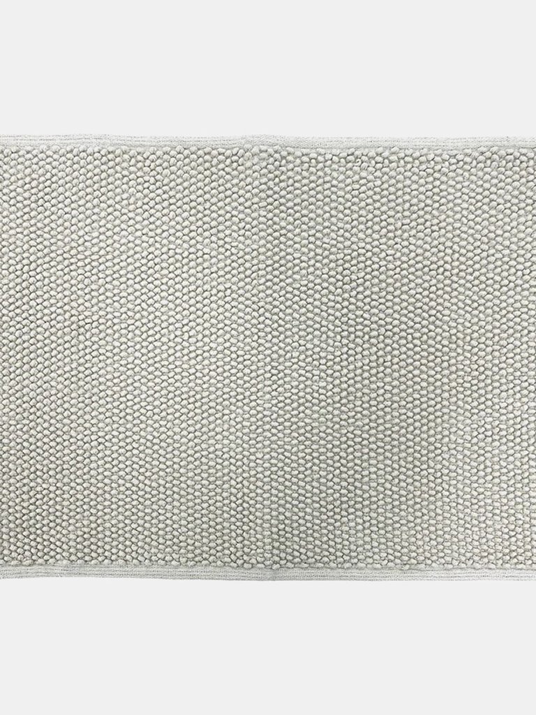 Loft Rectangular Bath Mat Dove Grey - One Size - Dove Grey