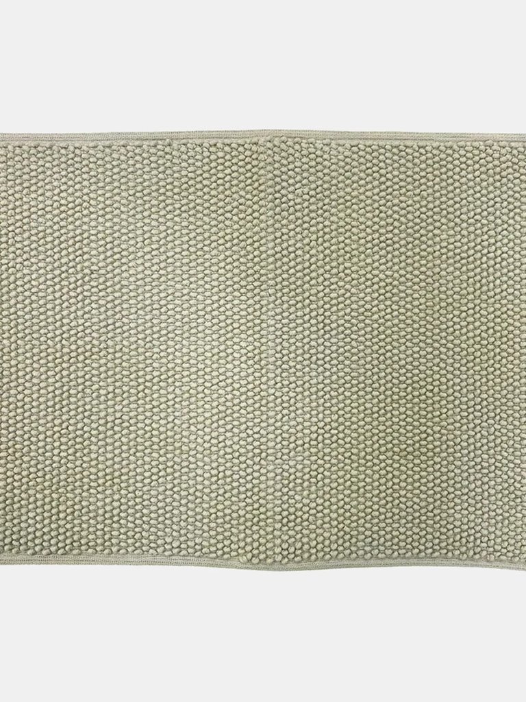 Loft Rectangular Bath Mat - Oatmeal (One Size) - Oatmeal