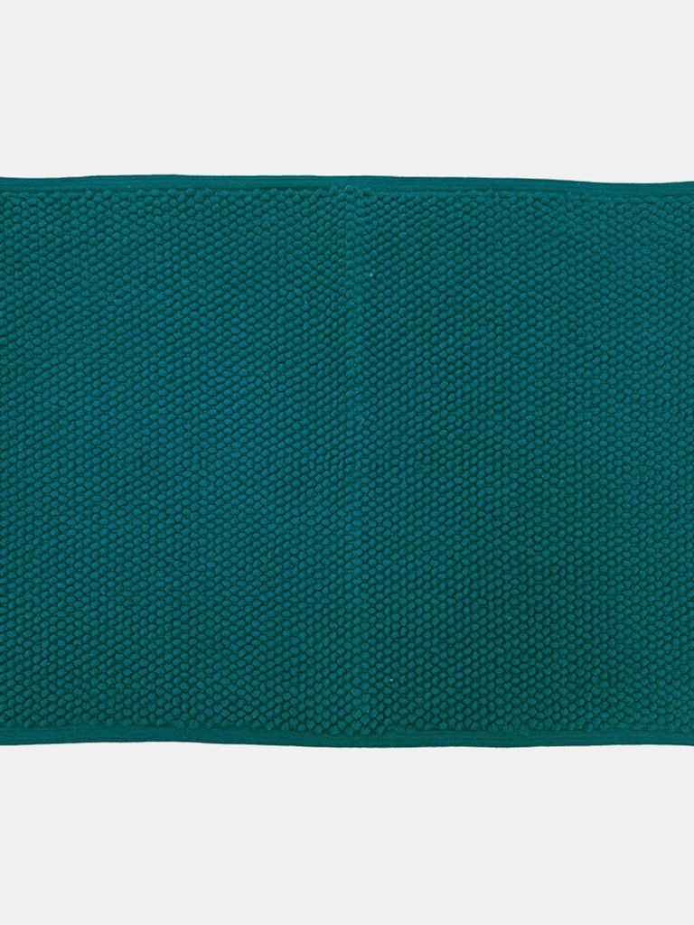 Loft Rectangular Bath Mat - Teal - Teal