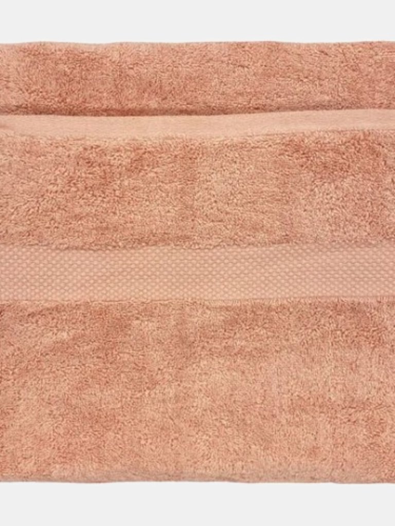 Plain Combed Cotton Bath Sheet - Pink