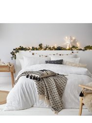 Tufted Christmas Tree Duvet Set - UK - Double