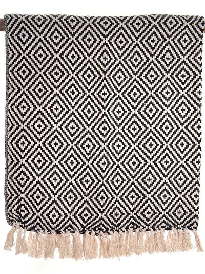 The Nascent Marie Throw Blanket-  Black product