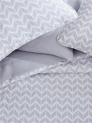 Pine 7 Piece Bed in a Bag Comforter Set Gray