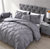 Spruce 4 Piece Comforter Set - Grey