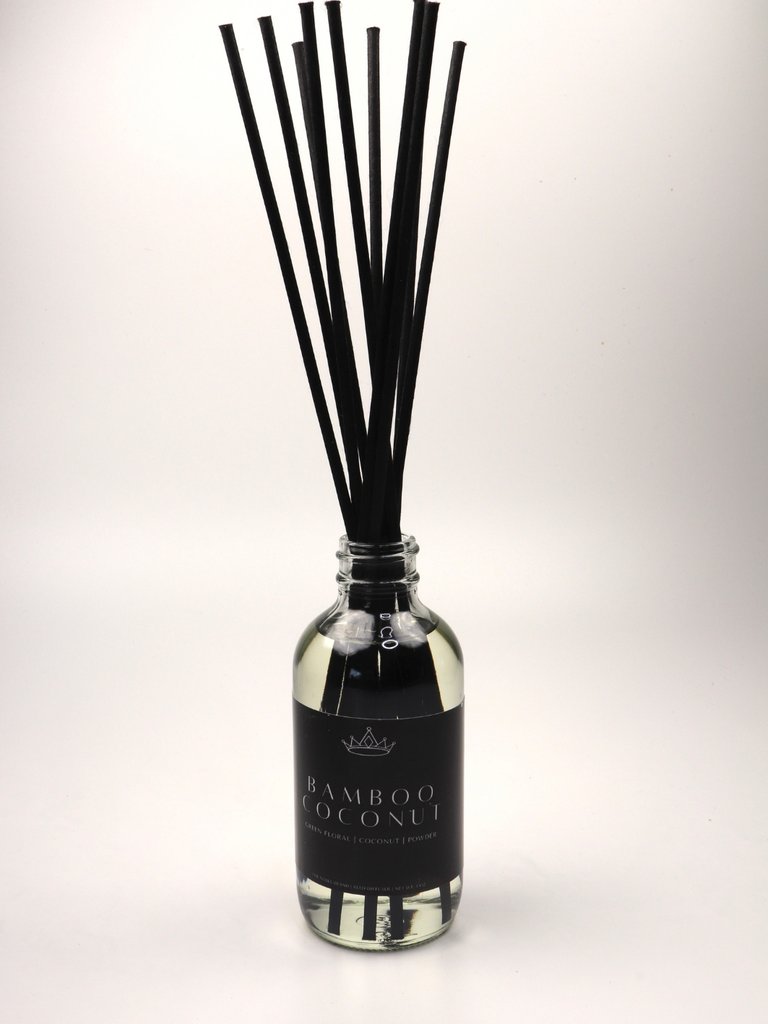 Bamboo Coconut Reed Diffuser - Black