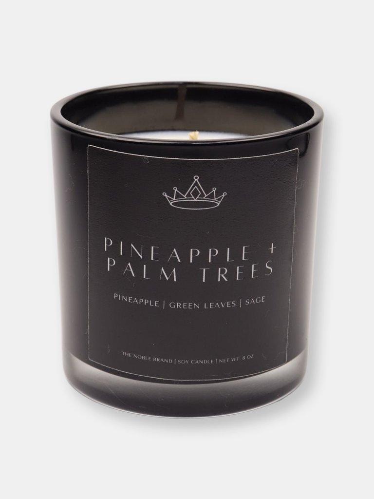 Pineapple + Palm Trees Soy Candle