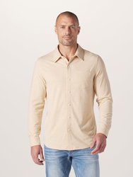 Active Puremeso Button Down Shirt - Iced Latte