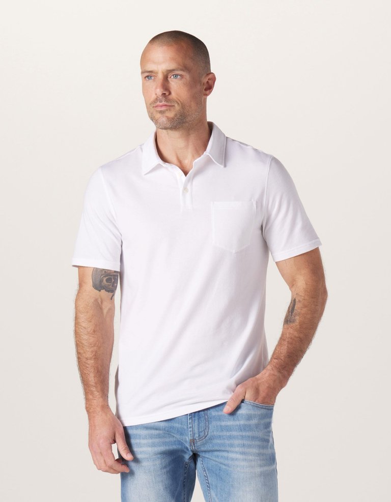 Active Puremeso Polo T Shirt - White
