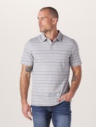 Active Puremeso Polo T Shirt - Grey-Mineral Blue