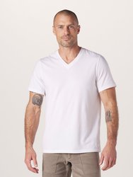 Active Puremeso V Neck T-Shirt - White