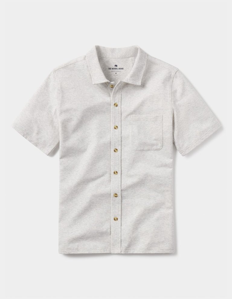 Active Puremeso Weekend Button Down Shirt - Stone