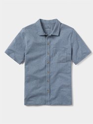 Active Puremeso Weekend Button Down Shirt - Lake Blue