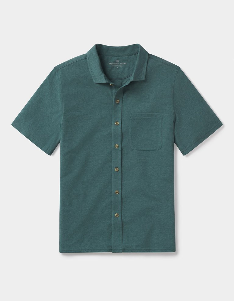 Active Puremeso Weekend Button Down Shirt - Pine
