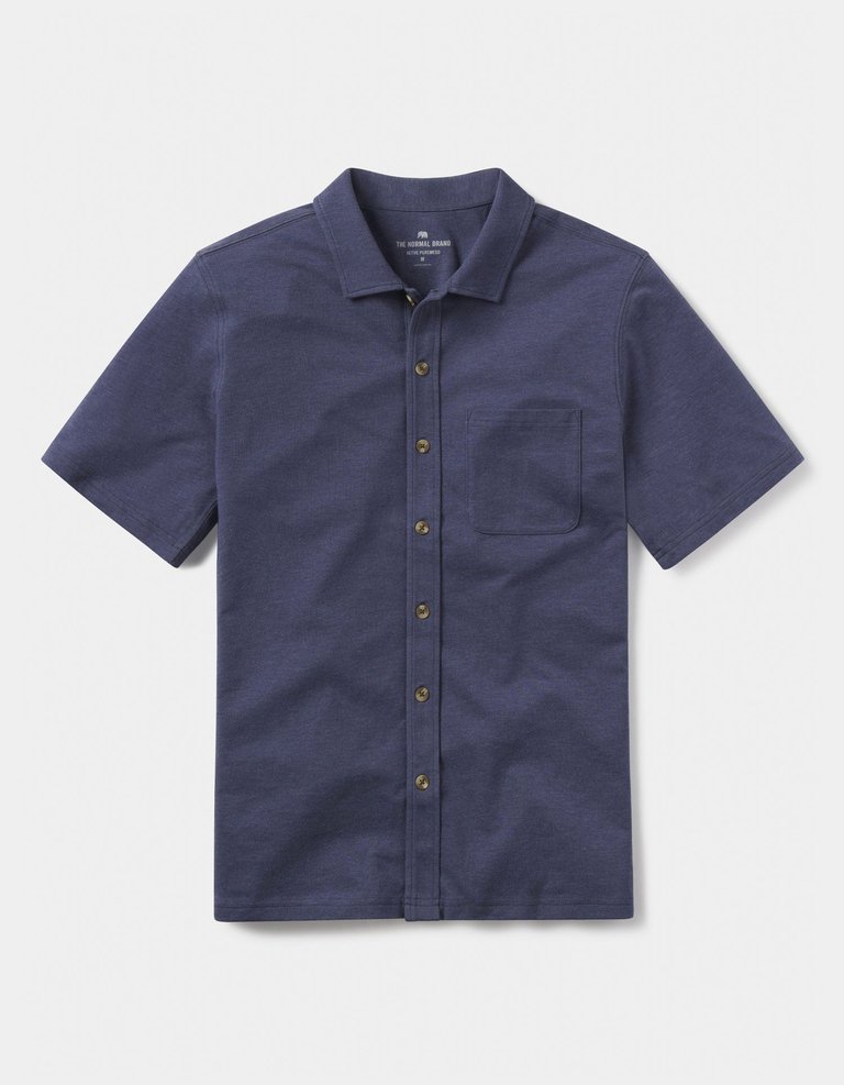 Active Puremeso Weekend Button Down - Navy
