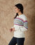 Apres Knit Hoodie In Cream Multi