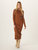 Ava Ribbed Maxi Dress - Clay